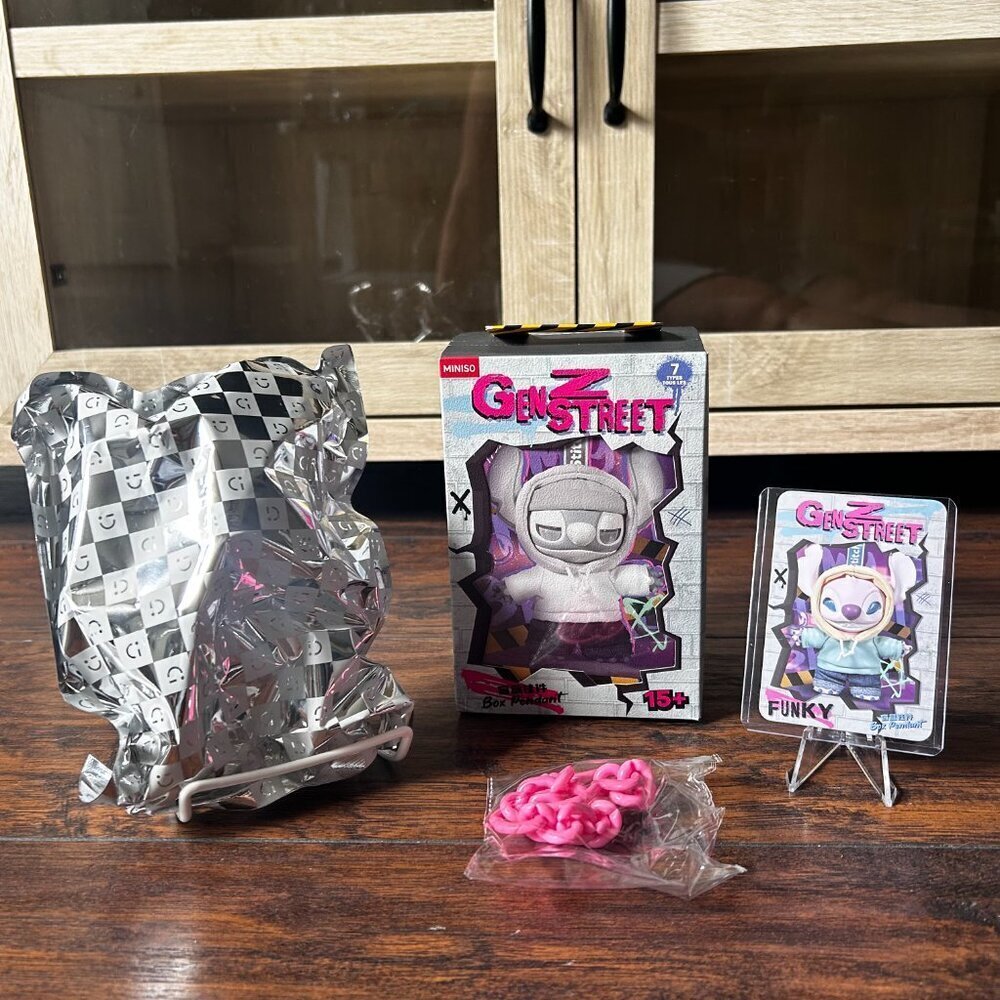 FUNKY- DISNEY MINISO  Gen Z Street Stitch SWAG, 100% Authentic